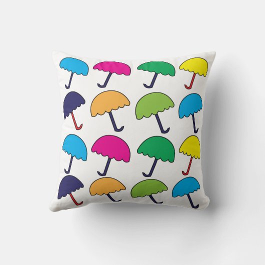 傘カラフル傘 クッション (裏面)