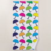 傘カラフル傘 ビーチタオル (正面)