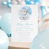 傘クマ坊やベビーシャワー 招待状