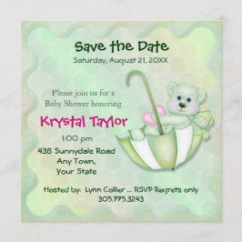 傘クマ ミント - 招待状