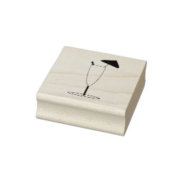 傘ゴム印の高いカクテル ラバースタンプ