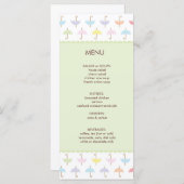 傘シャワーメニュー メニュー (正面/裏面)