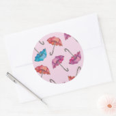 傘シール ラウンドシール (封筒)