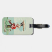 傘ビクトリアン海赤い水着 ラゲッジタグ (裏面横)