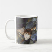 傘ピエールルノアールヴィンテージ印象主義 コーヒーマグカップ (左)