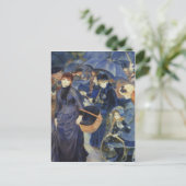 傘ピエール・オーギュストルノアール母の日のカード ポストカード (スタンド正面)