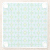 傘フラワーズガラスコースター ガラスコースター (裏面)