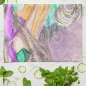 傘レディーキッチンタオル キッチンタオル (折り畳み)