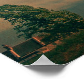 傘付きの女の子 ポスター (角)