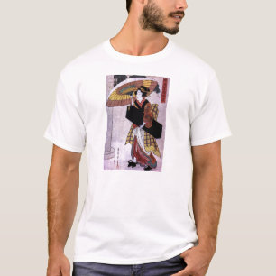 傘付きの女性2 Tシャツ