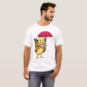 傘付き蝶 Tシャツ (正面フル)