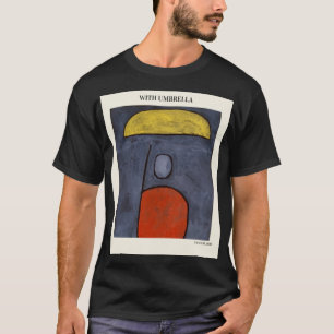 傘入りポール・クリー,抽象芸術ヴィンテージモダン Tシャツ