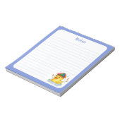 傘帽子付きアヒル ノートパッド (回転)