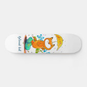 傘感動的付春キツネ スケートボード (横)