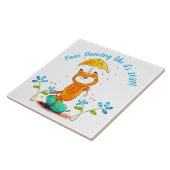 傘感動的付春キツネ タイル (側面)