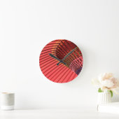 傘日本の傘 ラウンド壁時計 (ホーム)