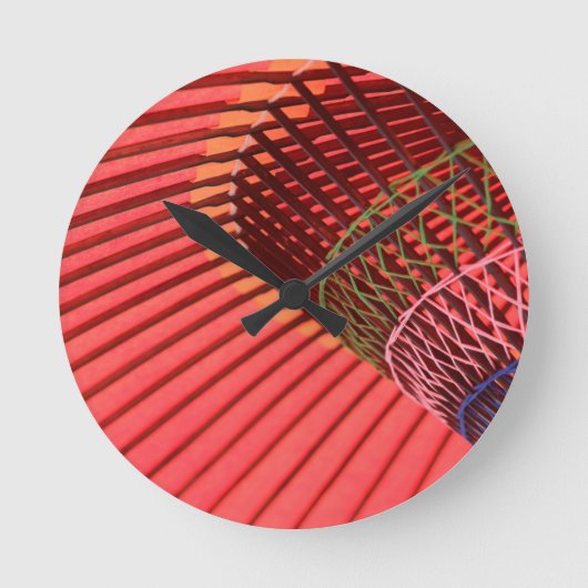 傘日本の傘 ラウンド壁時計 (正面)