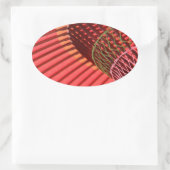 傘日本の傘 楕円形シール (バッグ)