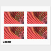 傘日本の傘 長方形シール (シート)