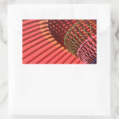 傘日本の傘 長方形シール (バッグ)