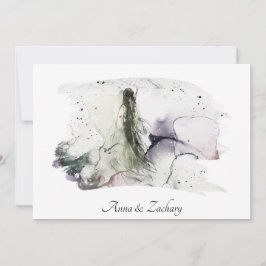 *~*傘日本女性RSVP QR AR27結婚s 招待状