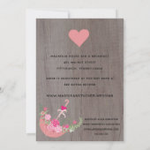 傘素朴|バラオンウッドブライダルシャワー 招待状 (裏面)