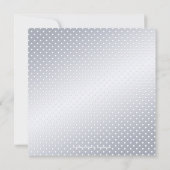 傘色彩の鮮やか付きカップル冬季結婚式 招待状 (裏面)