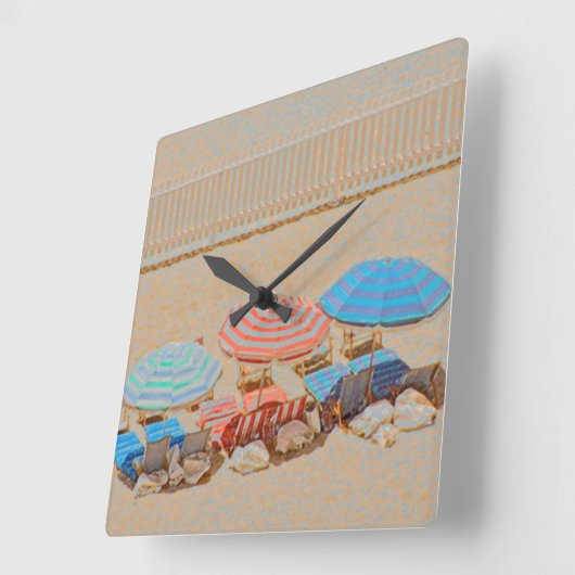 傘2 スクエア壁時計 (傾斜)