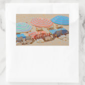 傘2 長方形シール (バッグ)