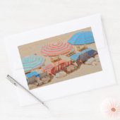 傘2 長方形シール (封筒)