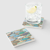 傘4 ストーンコースター (横)