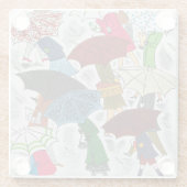 傘 ガラスコースター (裏面)