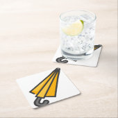 傘 スクエアペーパーコースター (インサイチュ)