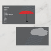 傘-ビジネス 名刺 (正面/裏面)