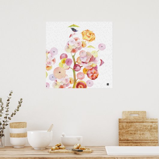 傘 ポスター (キッチン)