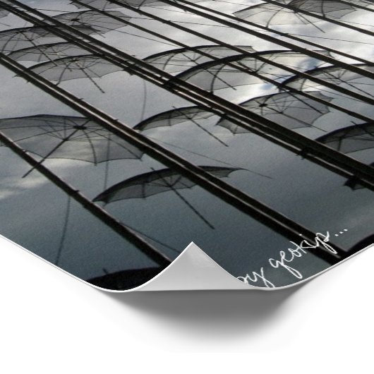 傘 ポスター (角)