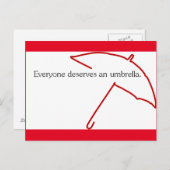 傘 ポストカード (正面/裏面)