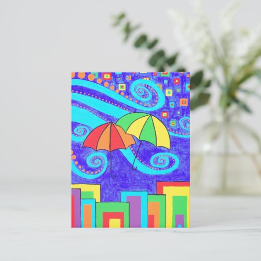 傘 ポストカード (スタンド正面)