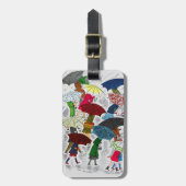 傘 ラゲッジタグ (正面縦)