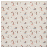 傘(日焼け)とのバニーの天使 ファブリック (見本)