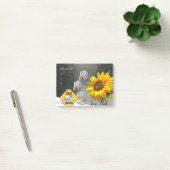 備考Post it Notes, Sunflower Polar Bearフローラ ポストイット (オフィス)