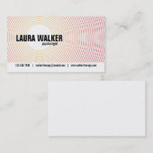 催眠の円-オレンジ 名刺 (正面/裏面)