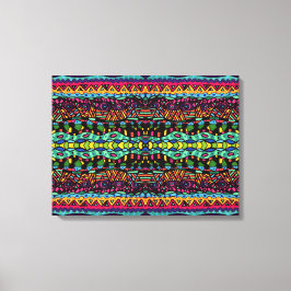 催眠カラフル航海幾何学模様 キャンバスプリント