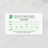 催眠クリニック事業 | ミニマルアポイントメント 名刺 (裏面)