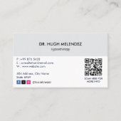 催眠クリニック事業 | ミニマルアポイントメント 名刺 (正面)