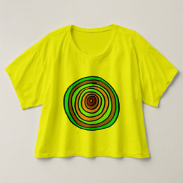 催眠クロップトップ Tシャツ