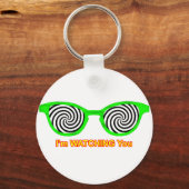 催眠サングラスグリーンリムを見る博物館 キーホルダー (正面)