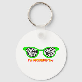 催眠サングラスグリーンリムを見る博物館 キーホルダー