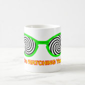 催眠サングラスグリーンリムを見る博物館 コーヒーマグカップ (中央)