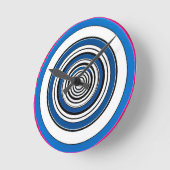 催眠サークル丸時計 ラウンド壁時計 (傾斜)